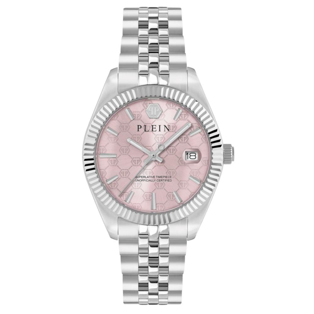 Philipp Plein Date Superlative Monogram Silver Stainless Steel Bracelet PWYFA0826 Philipp Plein Date Superlative Monogram Silver Stainless Steel Bracelet PWYFA0826