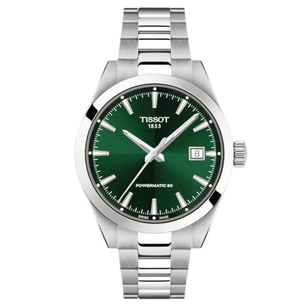 Tissot T-Classic Gentleman Powermatic 80 Automatic Silver Stainless Steel Bracelet T1658071109100 Tissot T-Classic Gentleman Powermatic 80 Automatic Silver Stainless Steel Bracelet T1658071109100