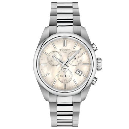 Tissot T-Classic PR 100 Chronograph Silver Stainless Steel Bracelet T1502171111100