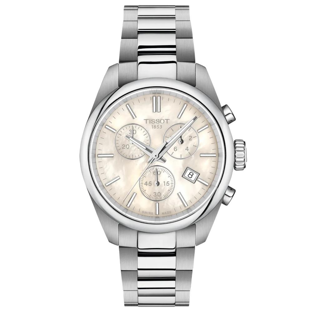 Tissot T-Classic PR 100 Chronograph Silver Stainless Steel Bracelet T1502171111100 Tissot T-Classic PR 100 Chronograph Silver Stainless Steel Bracelet T1502171111100