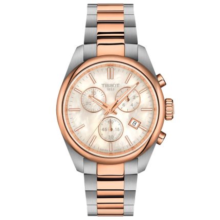 Tissot T-Classic PR 100 Chronograph Two Tone Stainless Steel Bracelet T1502172211100