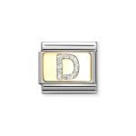NOMINATION COMPOSABLE CLASSIC LINK LETTER D IN 18K GOLD 030291/04