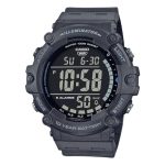 Casio Collection Digital Grey Rubber Strap AE-1500WH-8BVEF
