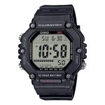 Casio Collection Digital Black Rubber Strap AE-1600H-1AVEF