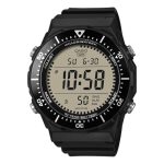 Casio Collection Digital Black Rubber Strap AE-1700H-1AVEF