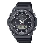 Casio Collection Solar Black Rubber Strap AQ-S820W-1AVEF