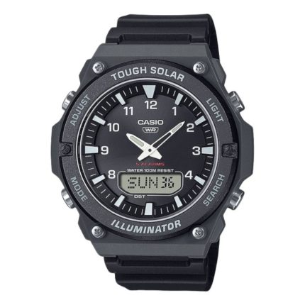 Casio Collection Solar Black Rubber Strap AQ-S820W-1AVEF