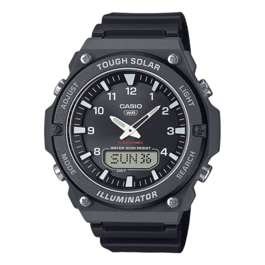 Casio Collection Solar Black Rubber Strap AQ-S820W-1AVEF Casio Collection Solar Black Rubber Strap AQ-S820W-1AVEF