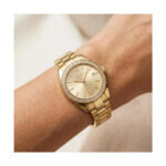 Gregio Perlee Crystals Gold Stainless Steel Bracelet GR660022