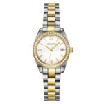 Gregio Perlee Crystals Two Tone Stainless Steel Bracelet GR660040