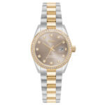Jcou Iris Crystals Two Tone Stainless Steel Bracelet JU19082-3