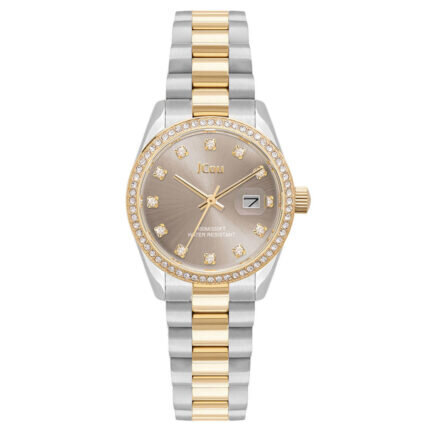 Jcou Iris Crystals Two Tone Stainless Steel Bracelet JU19082-3