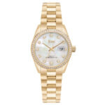 Jcou Iris Crystals Gold Stainless Steel Bracelet JU19082-4