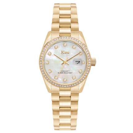Jcou Iris Crystals Gold Stainless Steel Bracelet JU19082-4