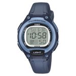 Casio Collection Chronograph Blue Rubber Strap LW-203-2AVEF