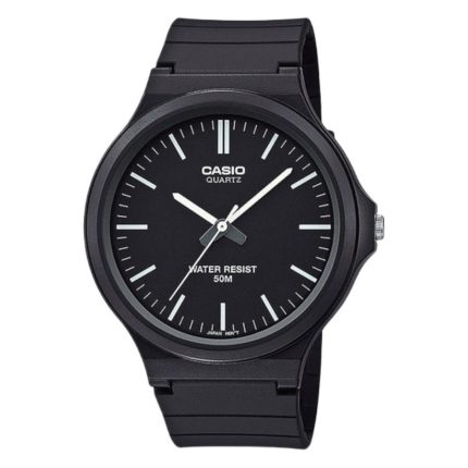 Casio Collection Black Rubber Strap MW-240-1EVEF