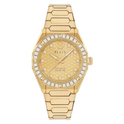 Philipp Plein Deluxe Crystals Gold Stainless Steel Bracelet PWVGA0426