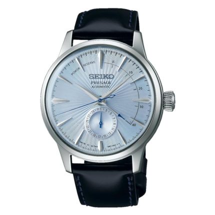 Seiko Presage Automatic Cocktail Time "Skydiving" Blue Leather Strap SSA343J1