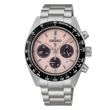 Seiko Prospex Speedtimer Solar Chronograph Silver Stainless Steel Bracelet SSC963P1