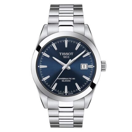 Tissot T-Classic Gentleman Powermatic 80 Automatic Silver Stainless Steel Bracelet T1274071104100