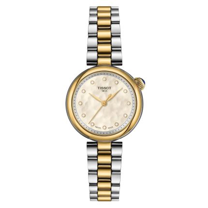 Tissot T-Lady Desir Diamonds Two Tone Stainless Steel Bracelet T1520102211600