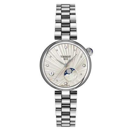 Tissot T-Lady Desir Diamonds Silver Stainless Steel Bracelet T1522231103600