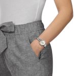 Tissot T-Lady Desir Diamonds Silver Stainless Steel Bracelet T1522231103600