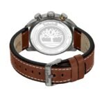 Timberland Calahan Stainless Brown Leather Strap TDWGF0095401