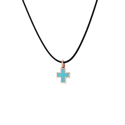 VERY GAVELLO SQUARE CROSS ΚΟΛΙΕ ΑΠΟ 9 ΚΑΡΑΤΙΑ ΡΟΖ ΧΡΥΣΟ VPCRG-XX-R4