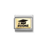 NOMINATION COMPOSABLE CLASSIC LINK DONE IN 18K GOLD 030166/74