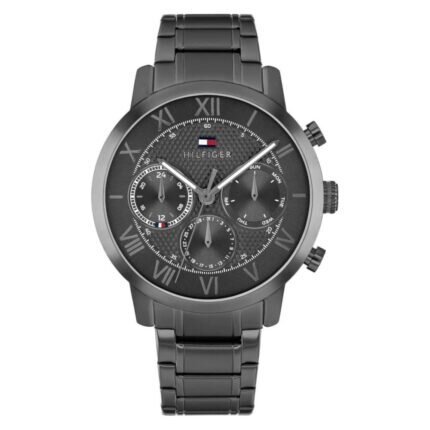 Tommy Hilfiger Oxford Multifunction Black Stainless Steel Bracelet 1710730