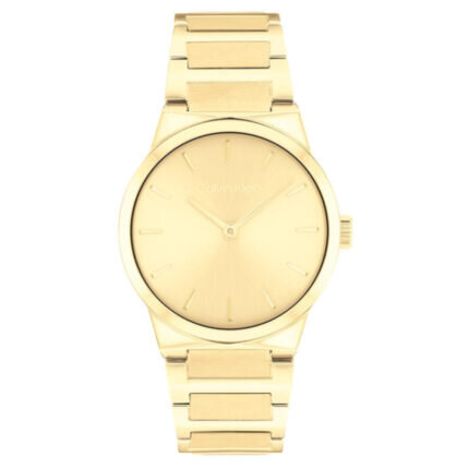 Calvin Klein Linear Elegance Gold Stainless Steel Bracelet 25100077