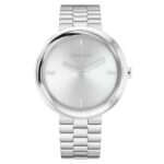 Calvin Klein Twisted Bezel Stainless Steel Bracelet 25100093