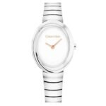 Calvin Klein Twisted Bezel Stainless Steel Bracelet 25100149