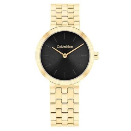 Calvin Klein Forme Gold Stainless Steel Bracelet 25100187