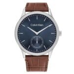 Calvin Klein Tailored Brown Leather Strap 25200552