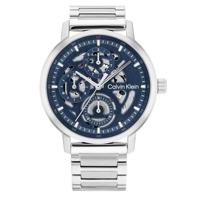 Calvin Klein Gauge Silver Stainless Steel Bracelet 25200562