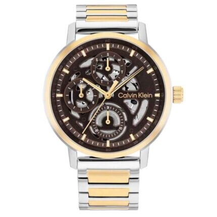 Calvin Klein Gauge Two Tone Stainless Steel Bracelet 25200564