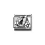 NOMINATION COMPOSABLE CLASSIC LINK SCOOTER IN STERLING SILVER 330114/03
