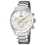 Festina Silver Stainless Steel Bracelet Chronograph F20343/1