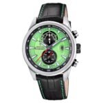 Festina Timeless Black Leather Strap Chronograph F20695/3