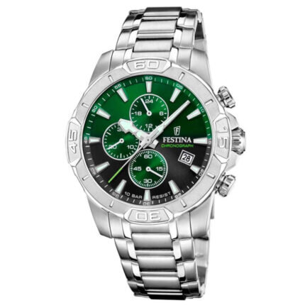 Festina Silver Stainless Steel Bracelet Chronograph F20704/5