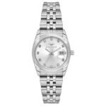 Ferro Crystals Silver Stainless Steel Bracelet FL21519AWT-A