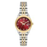 Ferro Crystals Two Tone Stainless Steel Bracelet FL21618AWT-D8
