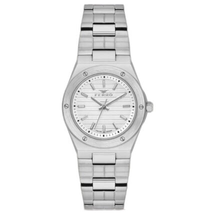 Ferro Silver Stainless Steel Bracelet FL21643AWT-A