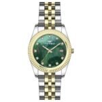 Ferro Crystals Two Tone Stainless Steel Bracelet FL21743AWT-D6