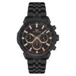 Ferro Black Stainless Steel Bracelet Chronograph FM11375AWT-G