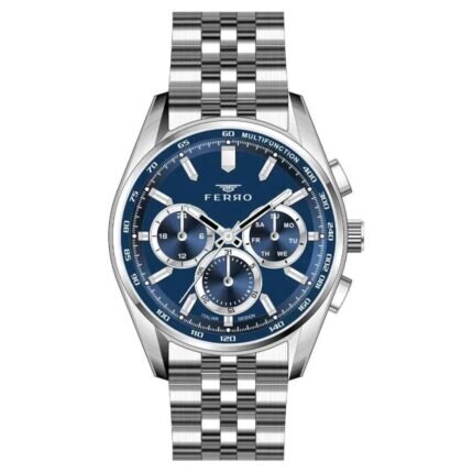 Ferro Silver Stainless Steel Bracelet FM11749AWT-A3