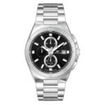 Ferro Dual Time Silver Stainless Steel Bracelet FM11782AWT-A2