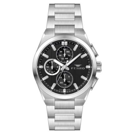 Ferro Silver Stainless Steel Bracelet FM43037A-A2